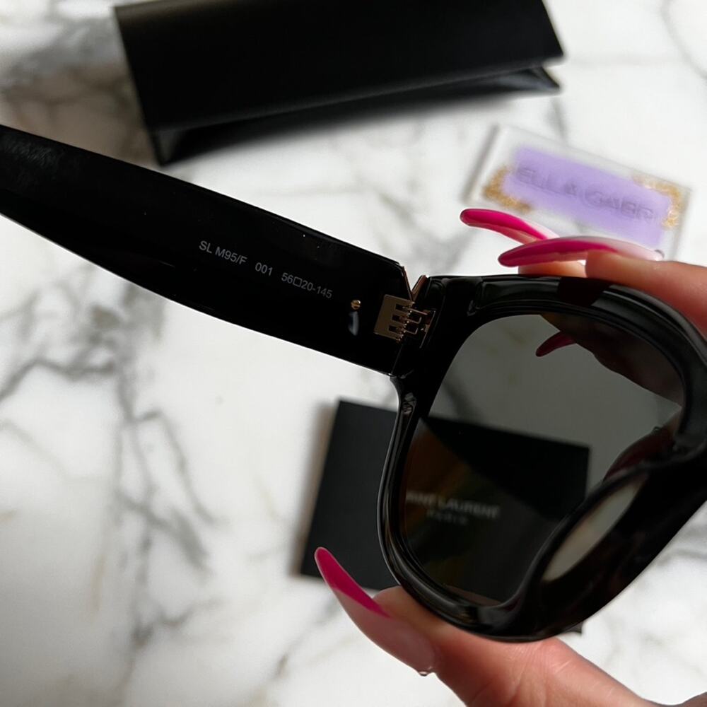 Saint Laurent Black Sunglasses - Picture 10 of 10